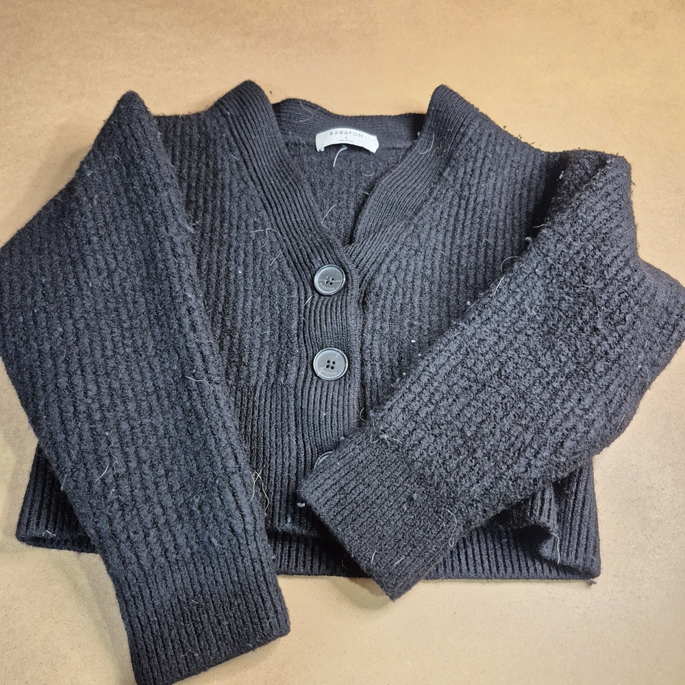 Babaton Charcoal Knit Cardigan